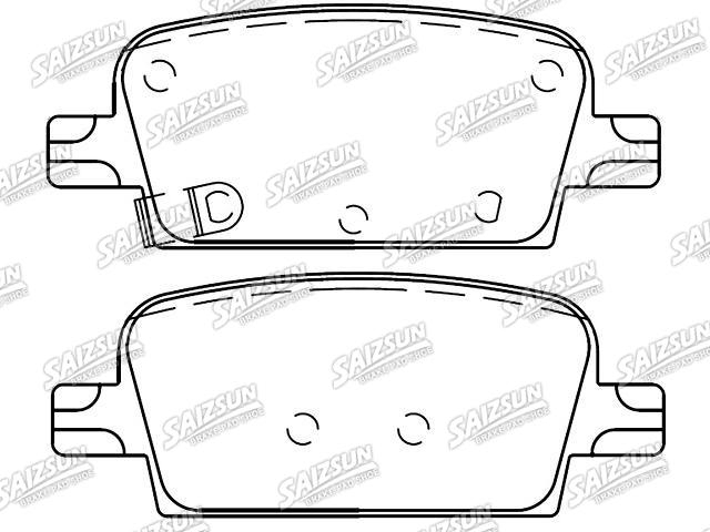 Brake Pad Set:23498304