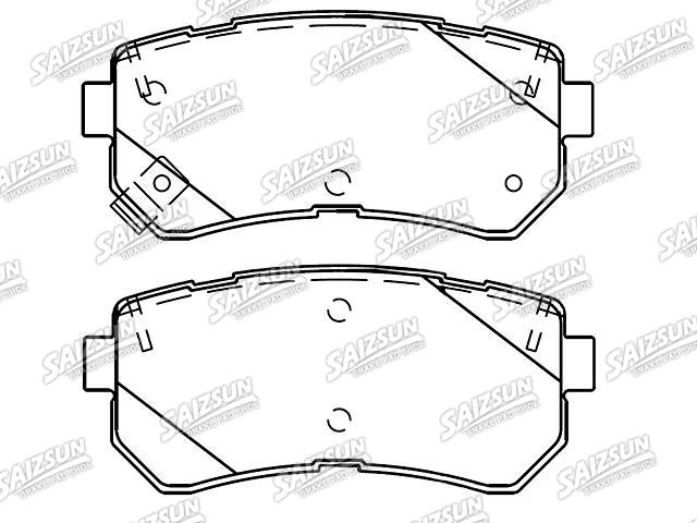 Brake Pad Set:58302-M0A00