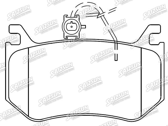 Brake Pad Set:6830 9144AA