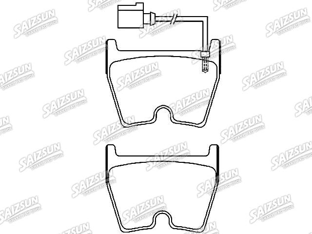 Brake Pad Set:8V0 698 151 H