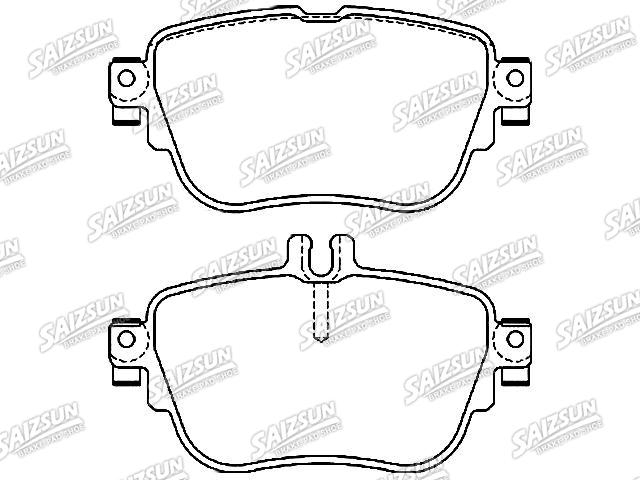 Brake Pad Set:000 420 60 00