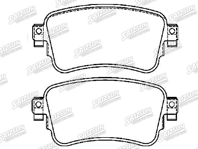 Brake Pad Set:16 179 368 80