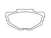 Brake Pad Set:GBP00106