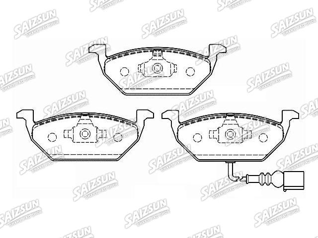 Brake Pad Set:1J0 698 151 G
