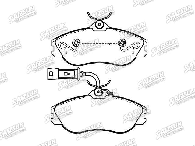 Pastillas de freno Brake Pad Set:447 698 151 F