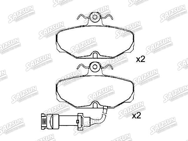 Pastillas de freno Brake Pad Set:1 648 236