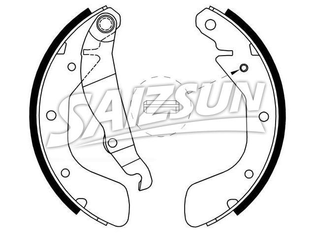 Zapata de freno Brake Shoe Set:16 05 953