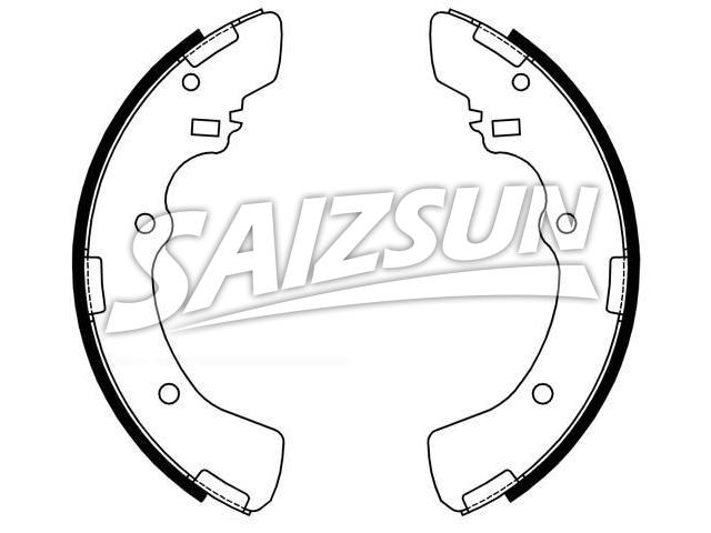 Zapata de freno Brake Shoe Set:MB500822