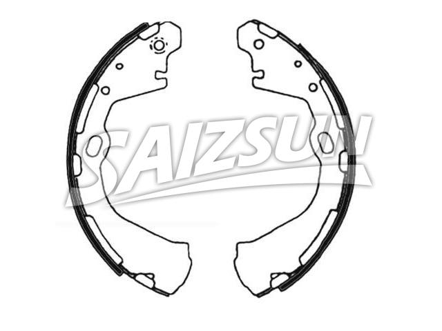 Zapata de freno Brake Shoe Set:44060-0C725