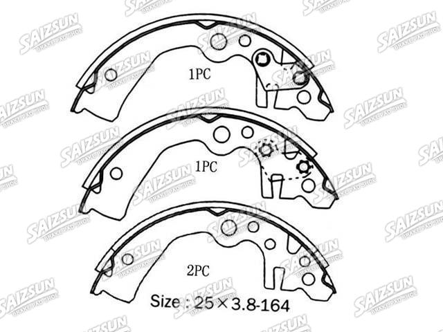 Zapata de freno Brake Shoe Set:NN2077