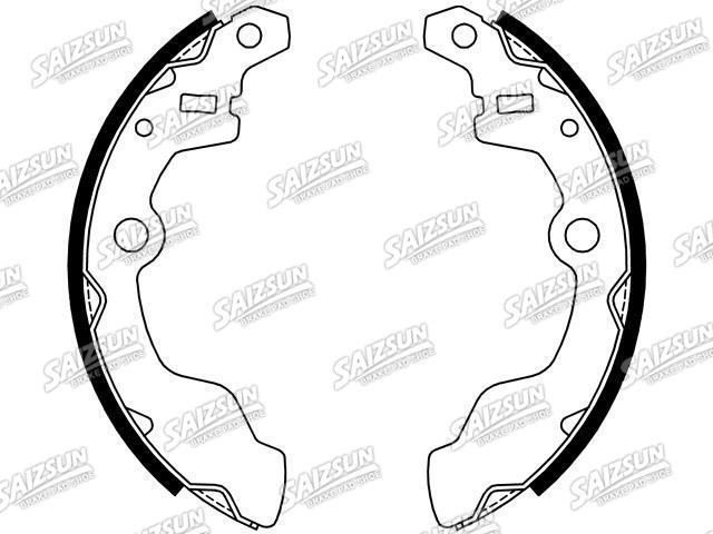 Zapata de freno Brake Shoe Set:53210-50A10