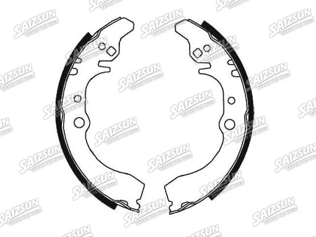 Zapata de freno Brake Shoe Set:04495-87508