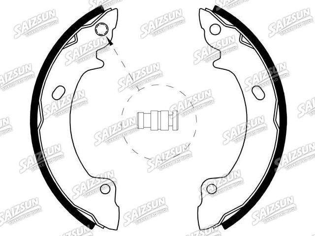 Zapata de freno Brake Shoe Set:58305-23A00