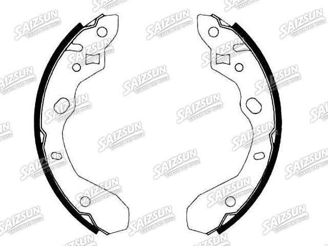 Zapata de freno Brake Shoe Set:B2YD-26-38ZA