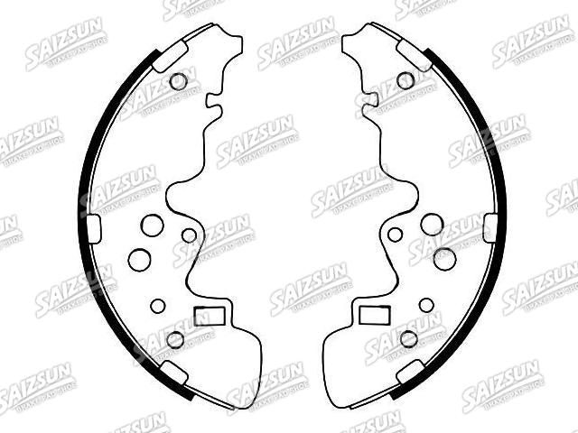 Zapata de freno Brake Shoe Set:K3406