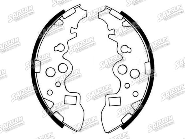 Zapata de freno Brake Shoe Set:K3410