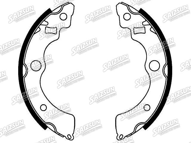 Zapata de freno Brake Shoe Set:43153-S2K-004