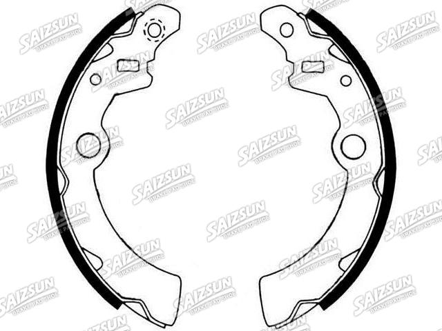 Zapata de freno Brake Shoe Set:26290-TA080