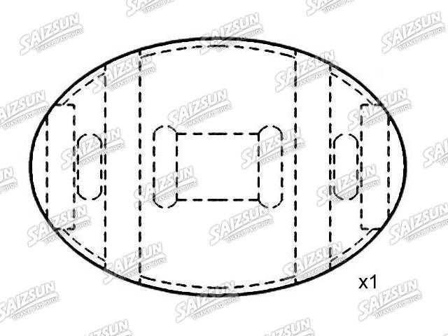 Pastillas de freno Brake Pad Set:120906