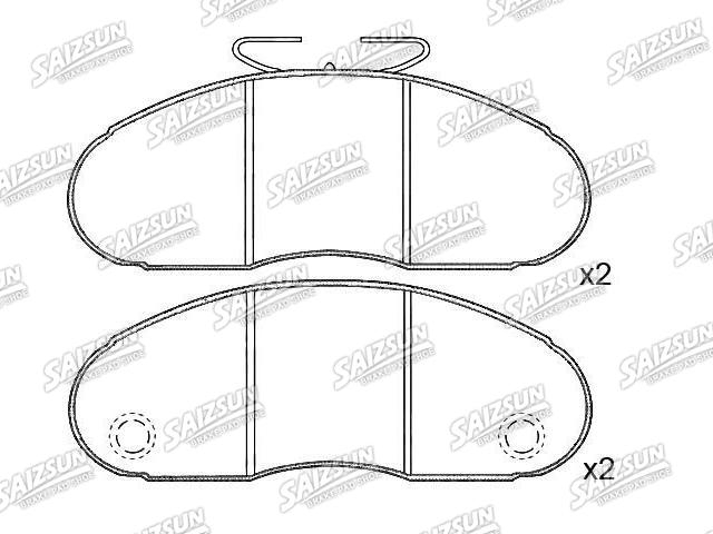 Pastillas de freno Brake Pad Set:631 420 00 20