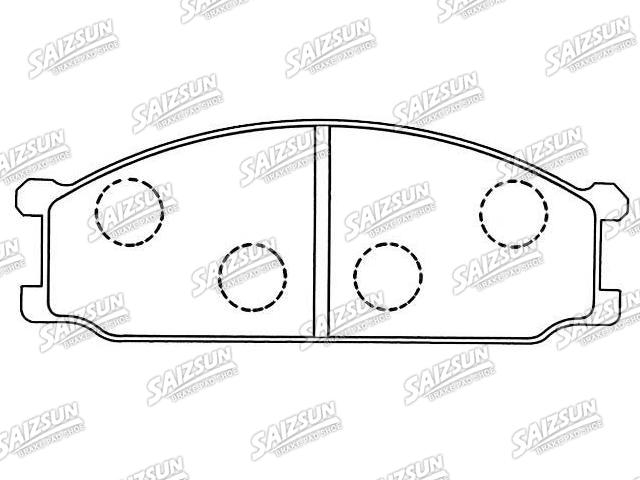 Pastillas de freno Brake Pad Set:MB 150 804