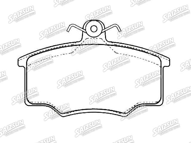 Pastillas de freno Brake Pad Set:3 344 996-8