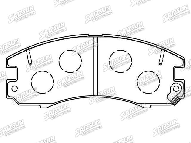 Pastillas de freno Brake Pad Set:04465-20210