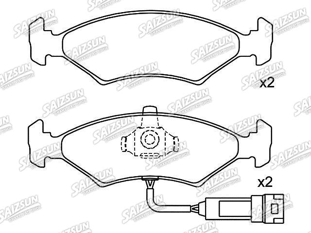 Pastillas de freno Brake Pad Set:547 698 151