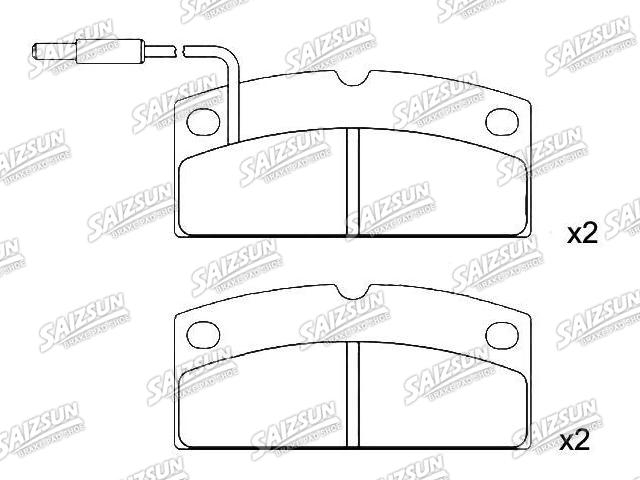 Pastillas de freno Brake Pad Set:6G065