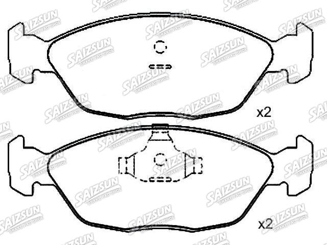 Pastillas de freno Brake Pad Set:325 698 151
