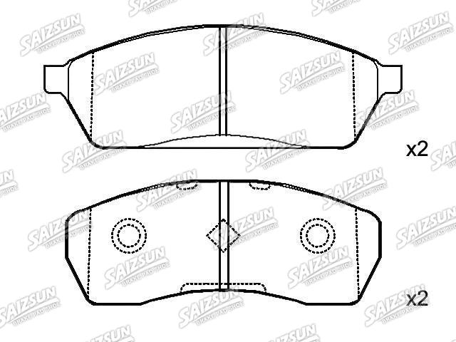 Pastillas de freno Brake Pad Set:26290-KC000