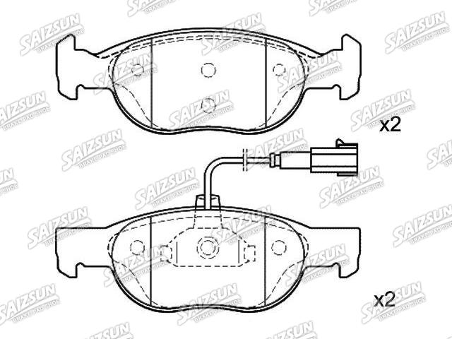 Pastillas de freno Brake Pad Set:9 950 714