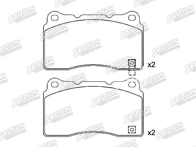 Pastillas de freno Brake Pad Set:89047725
