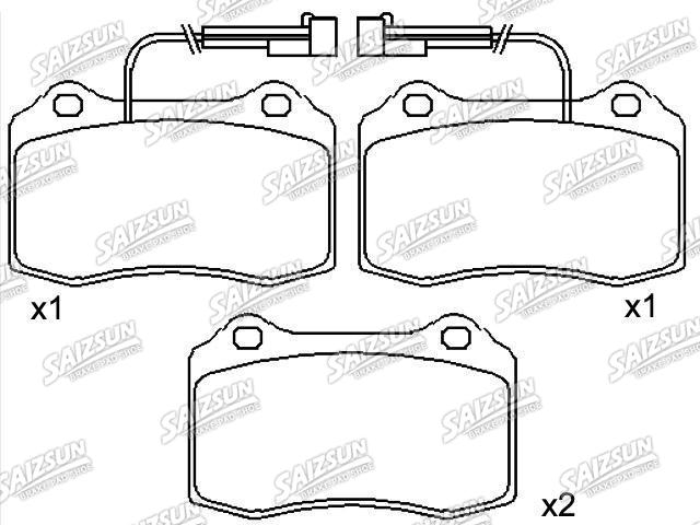 Pastillas de freno Brake Pad Set:7 736 222 7