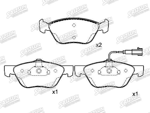 Pastillas de freno Brake Pad Set:7 736 267 4