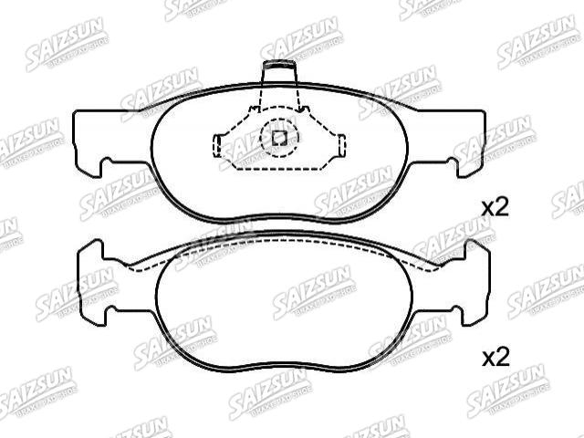 Pastillas de freno Brake Pad Set:9 948 408