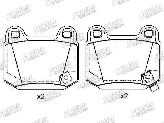 Pastillas de freno Brake Pad Set:MR 407 391