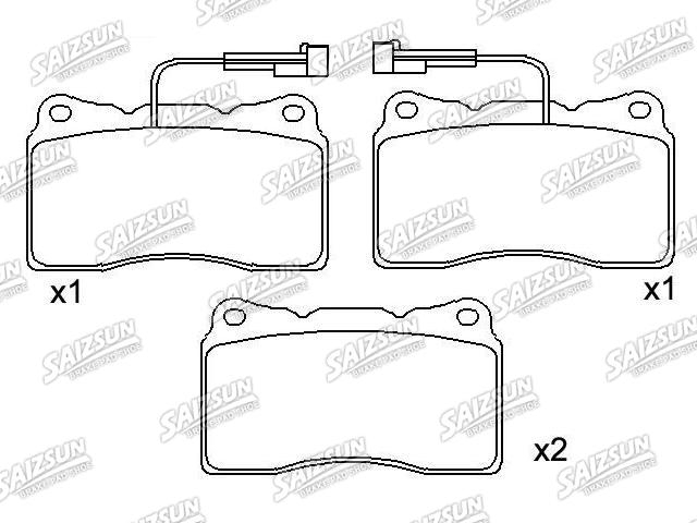 Pastillas de freno Brake Pad Set:7 736 272 2