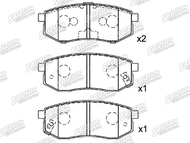 Pastillas de freno Brake Pad Set:53302-M2A01