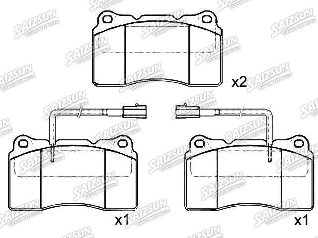Pastillas de freno Brake Pad Set:7 736 354 5