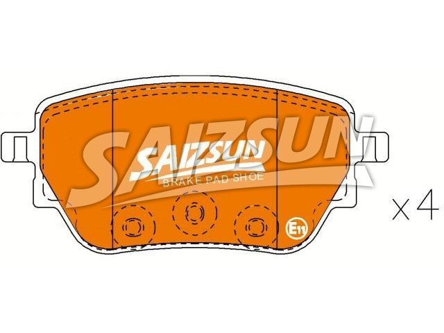 Pastillas de freno Brake Pad Set:000 420 75 00