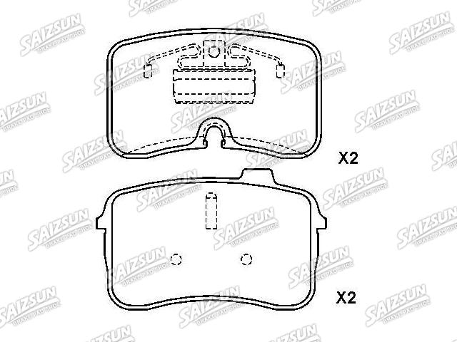 Pastillas de freno Brake Pad Set:441 698 151 D