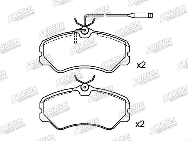 Pastillas de freno Brake Pad Set:9 941 207