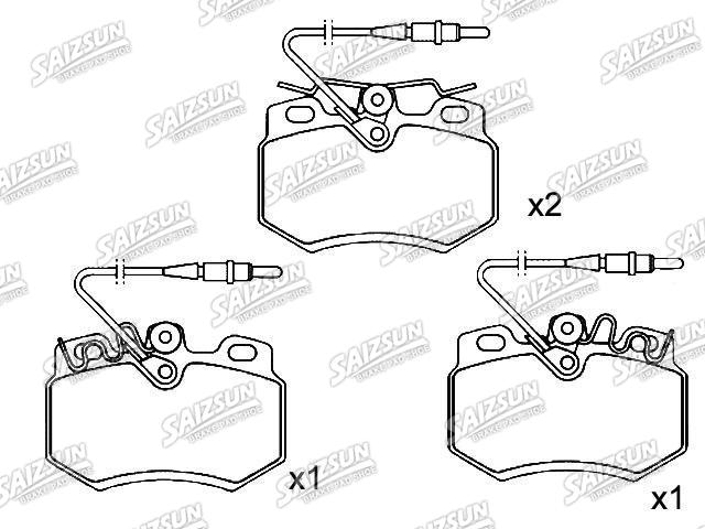 Pastillas de freno Brake Pad Set:95 659 353