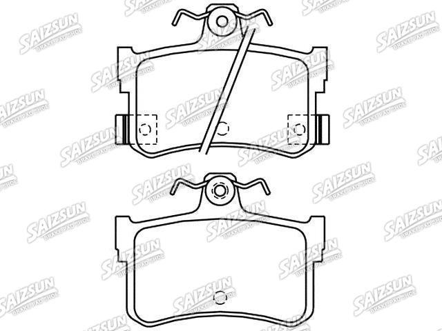 Pastillas de freno Brake Pad Set:GBP90323