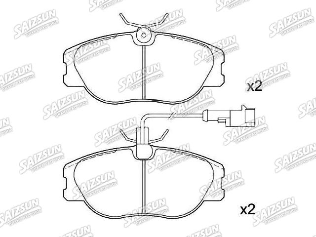 Pastillas de freno Brake Pad Set:9 950 550