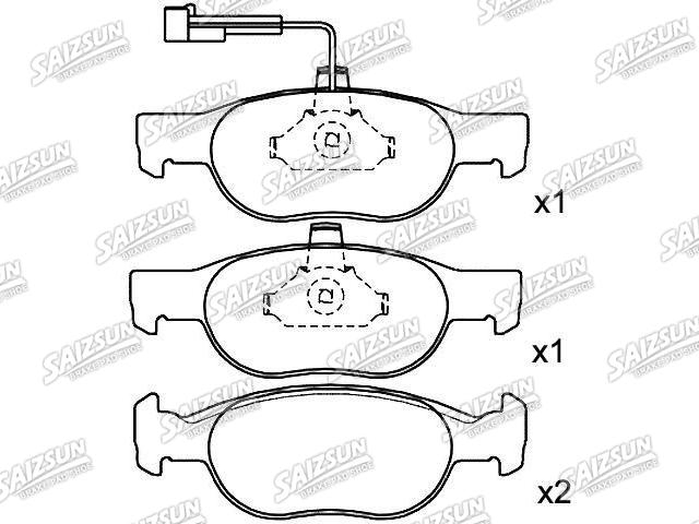 Pastillas de freno Brake Pad Set:7 736 219 9