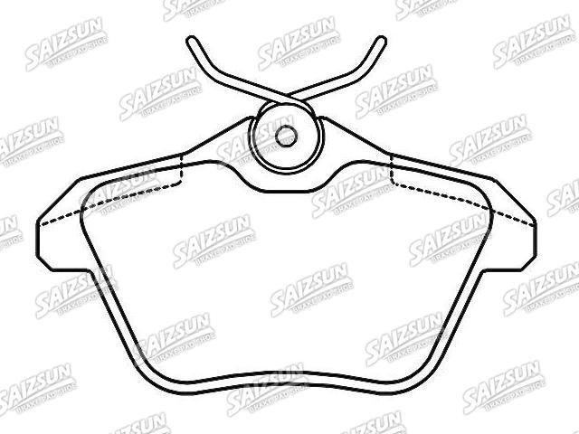 Pastillas de freno Brake Pad Set:7 171 291 0