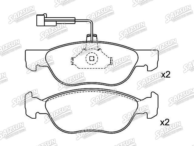 Pastillas de freno Brake Pad Set:9 947 776