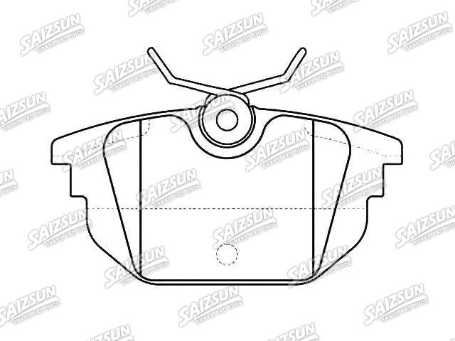 Pastillas de freno Brake Pad Set:5028740034814